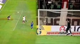 ¡Iba a ser un golazo! Alex Valera y el potente remate que impactó en el travesaño - VIDEO