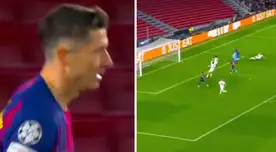 ¡Quieren la clasificación! Robert Lewandowski se lució con gran definición para el 1-1 de Barcelona