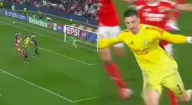 Trubin, portero de Benfica, le dio la clasificación agónica a su club con golazo al Madrid - VIDEO
