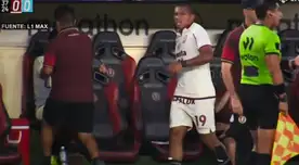 Edison Flores salió lesionado del Universitario ante ADT y se fue directo al vestuario