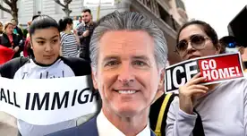 Las firmó Gavin Newsom: los inmigrantes en California están OFICIALMENTE PROTEGIDOS por estas 8 leyes