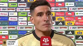 Facundo Callejo habló tras empate ante Universitario con polémico penal: "Fue..."