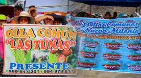 Ollas comunes y comedores populares en Villa María del Triunfo son beneficiados con nuevas obras