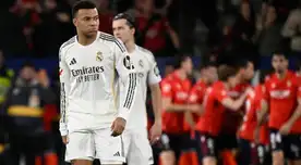 Real Madrid perdió 2-1 ante Osasuna y puso en riesgo su liderato en LaLiga