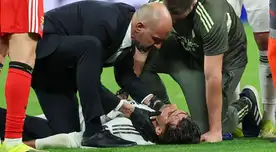 Raúl Asencio y Eduardo Camavinga tuvieron violento choque que forzó su cambio en Real Madrid - VIDEO