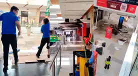 Reportan caída de parte del techo del Mallplaza Bellavista por posible fuga de agua y alerta a clientes