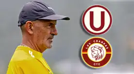 DT de Los Chankas calienta el partido ante Universitario con tajante calificativo: "Jugadores de..."