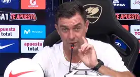 Pablo Guede vivió tenso momento con periodista en conferencia: "No pongas en mi boca cosas que no dije"