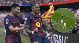Gol de Raphinha a lo 'panenka' para anotar el 1-0 del Barcelona ante Sevilla por LaLiga