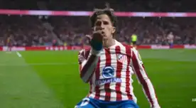 Giuliano Simeone puso el 1-0 del Atlético Madrid sobre el Barcelona con sensacional golazo - VIDEO