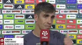 Martín Pérez Guedes casi rompe en llanto tras vencer a Alianza Lima: "Es un..."
