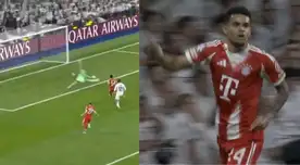 ¡Locura! Luis Díaz anotó el 1-0 de Bayern Múnich sobre Real Madrid y silencia el Bernabéu