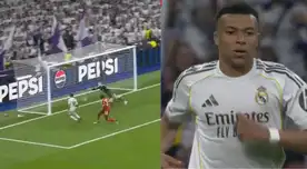 Mbappé anotó el gol del descuento para el Real Madrid ante Bayern Múnich por Champions League