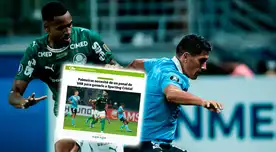 Prensa argentina arremete contra Palmeiras por victoria ante Cristal: "Necesitó de un penal"
