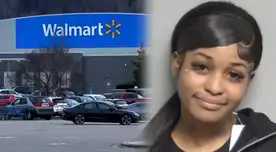 ALERTA MÁXIMA en las afueras de Walmart: una mujer agrede físicamente a su novio tras una LLAMADA TELEFÓNICA