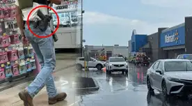 ALERTA MÁXIMA en Walmart de Lower Nazareth: dos hombres discutieron a las afueras del local y uno de ellos desenfundó una pistola, ¿cuál fue la razón?