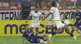 Nacional se quedó con 10 hombres: Rodríguez recibió la roja tras falta sobre Alex Valera