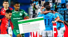 Prensa brasileña y su reacción al ver que Cristal superó a Palmeiras en la tabla: "Equipo peruano"