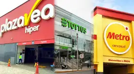 Horarios de atención en Tottus, Plaza Vea, Metro y otros supermercados en feriado del Día del Trabajador