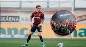 Oliver Sonne vivió tensa situación tras invasión de hinchas en el clásico Slavia Praga y Sparta Praga