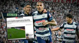 Prensa extranjera destacó a jugador de Alianza Lima tras empate con Cristal: "Espectacular"