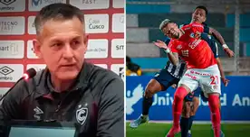 Melgarejo, DT de Cienciano, dejó firme concepto sobre arbitraje tras caer con Alianza: "Son seres..."