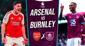 Arsenal vs Burnley EN VIVO por Premier League: horarios, pronóstico, alineaciones y dónde ver