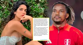 Esposa de André Carrillo CONFIRMA ruptura con el futbolista: "Debí haberme ido hace mucho años"