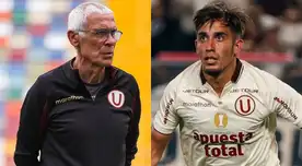 Héctor Cúper y el gesto con Martín Pérez Guedes tras su posible salida de Universitario Héctor Cúper y el gesto con Martín Pérez Guedes tras su posible salida de Universitario