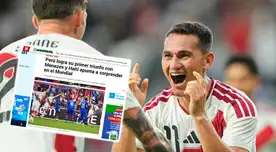 Prensa española dio firme calificativo sobre Perú tras su remontada a Haití: "Un equipo en..."