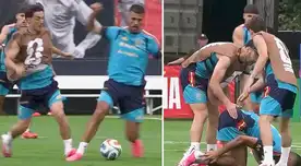 Gavi tuvo una dura entrada contra Rodri en la previa del Perú vs España y el debut del Mundial Gavi tuvo una dura entrada contra Rodri en la previa del Perú vs España y el debut del Mundial
