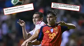 Medios españoles reaccionaron a la victoria de España por 3-1 sobre Perú: "Vence con autoridad"