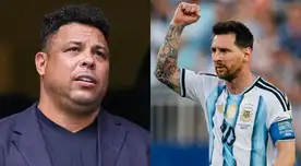 Ronaldo dio fuerte calificativo a Lionel Messi tras superarlo como goleador del Mundial: "Es..."