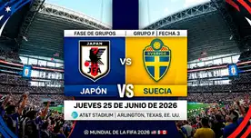 Japón vs. Suecia por el Mundial 2026: ¿a qué hora juegan y dónde ver el partido?