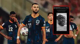 Cody Gakpo, figura de Países Bajos, impacta anunciando el fallecimiento de su hijo en pleno Mundial 2026