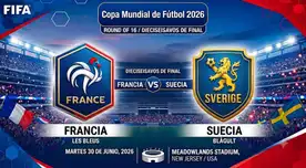 Francia vs. Suecia por Mundial 2026: ¿a qué hora juegan y dónde ver el partido?