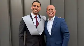 Florentino Pérez entrega certificado de graduación a doctor Luis Guillermo Cotillo Florentino Pérez entrega certificado de graduación a doctor Luis Guillermo Cotillo