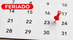 El 23 de julio es feriado en Perú: cuándo cae, qué se celebra y quiénes podrán descansar a nivel nacional El 23 de julio es feriado en Perú: cuándo cae, qué se celebra y quiénes podrán descansar a nivel nacional
