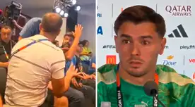 Brahim Díaz vivió surrealista momento con periodistas que se pelearon antes del Francia vs Marruecos