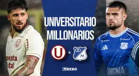 Universitario vs. Millonarios EN VIVO HOY: a qué hora juegan, dónde ver y pronóstico
