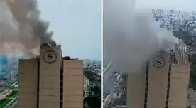 Amago de incendio en el hotel Sheraton: registran evacuación inmediata de sus huéspedes y movilizan varias unidades de bomberos Amago de incendio en el hotel Sheraton: registran evacuación inmediata de sus huéspedes y movilizan varias unidades de bomberos