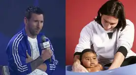 Lionel Messi se refirió a su icónica foto bañando a Lamine Yamal cuando era bebé: "Es una locura"