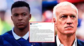 Mbappé rompió el silencio con inesperada publicación dedicada a Deschamps: "Hemos fallado..." Mbappé rompió el silencio con inesperada publicación dedicada a Deschamps: "Hemos fallado..."