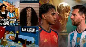 Los mejores memes calientan la previa del España vs Argentina: Messi y Yamal como protagonistas