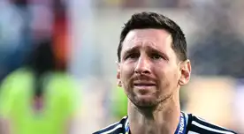 Lionel Messi se rompió y protagonizó desgarrador llanto tras recibir la medalla del subcampeón Lionel Messi se rompió y protagonizó desgarrador llanto tras recibir la medalla del subcampeón
