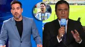 Óscar Del Portal tuvo fuerte discusión con Toño Vargas por llanto de Lionel Messi: "Déjame..." Óscar Del Portal tuvo fuerte discusión con Toño Vargas por llanto de Lionel Messi: "Déjame..."