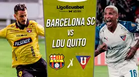Barcelona SC vs LDU Quito EN VIVO por Liga Ecuabet 2026: qué canal transmite y a qué hora juegan