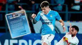 Sporting Cristal se pronuncia contra el arbitraje tras eliminación ante Bragantino: "Disconformidad"