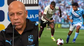 Roberto Mosquera, DT de Sporting Cristal, rotundo con Universitario de cara al clásico: "Un..."