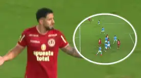 ¡Por centímetros! Gol anulado de Matías Di Benedetto que pudo ser el 1-0 de Universitario a Cristal